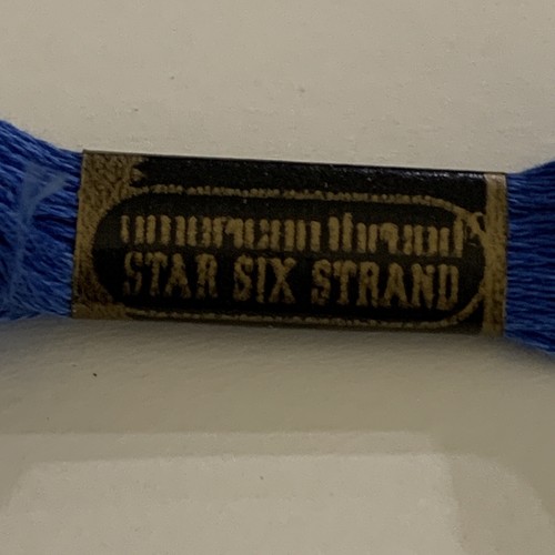 13 Embroidery Floss Skeins 9yd American Thread Co Star Six Strand #1035 Blue - Picture 3 of 5