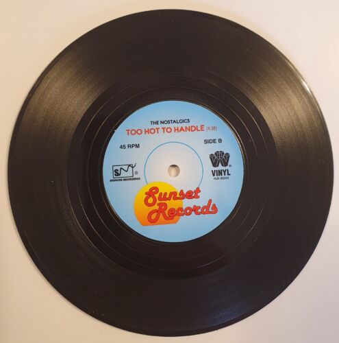 6 Glasuntersetzer Schallplatte Tisch Bierdeckel Retro Vinyl untersetzer vintage - Bild 5 von 10