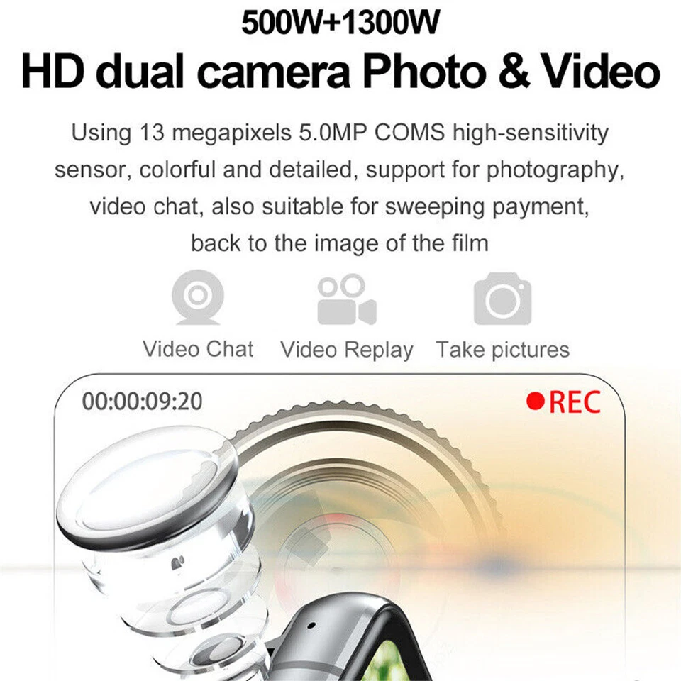 2.88" Larger Touch Screen 4G Smart Watch Phone Android 9.0 Smartwatch 4GB+64GB - Image 2 of 4