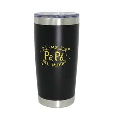 Ezprogear 20 oz Greatest Papa El Mejor Papa Del Mundo Stainless Steel Tumbler