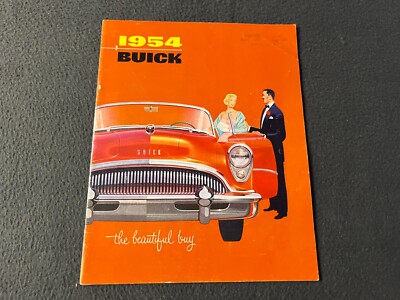 1954 Buick Sales Brochure Dealership Original Roadmaster Skylark Super Century