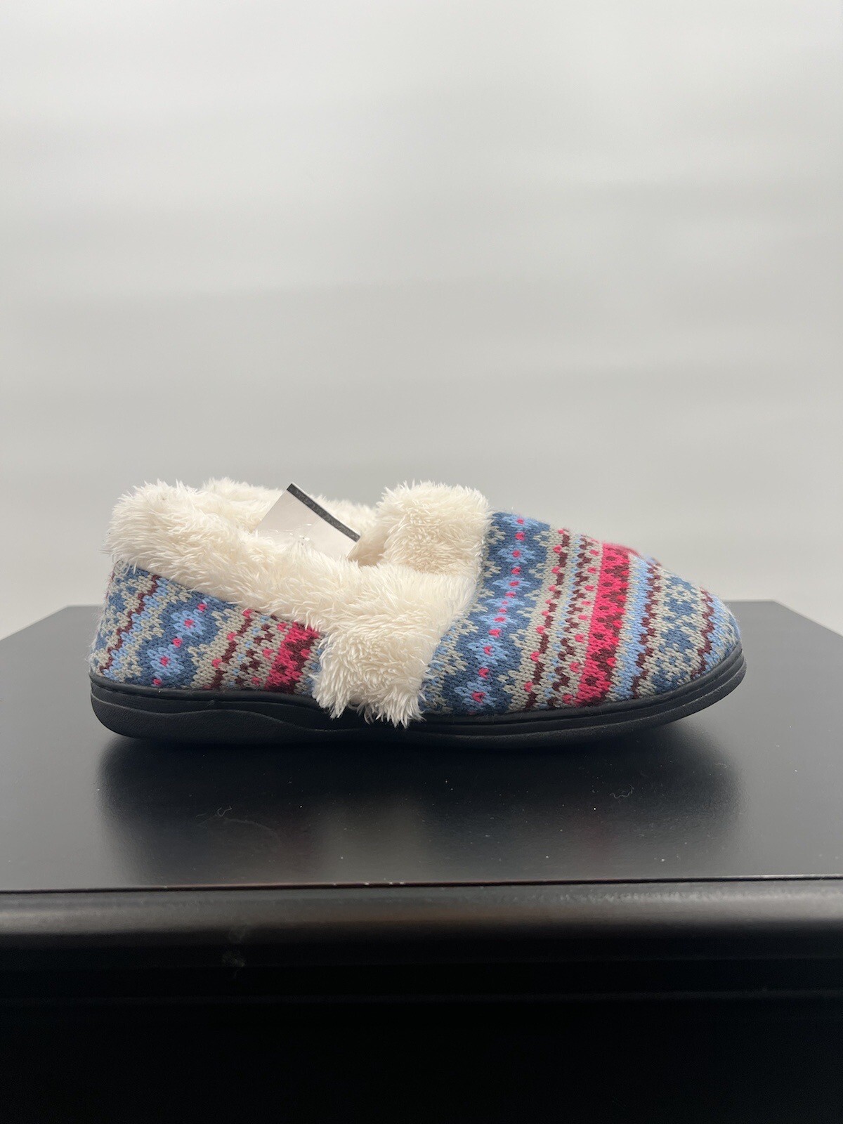SAOLA Pantofole slip on lavorate a maglia memory foam suola antiscivolo casa in gomma taglia 7 8