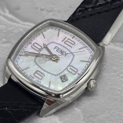 Fendi Momento F220034511 Watch, Leather Strap, Roman Dial Fendi Momento F220034511 Watch, Leather Strap, Roman Dial