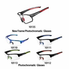 New ROCKBROS Cycling Photochromic Full Frame Glasses Sport Sunglasses Myopia