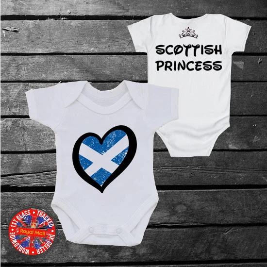 DUNNES STORES Scotland Princess Babygrow, Scottish, Kids, Girls