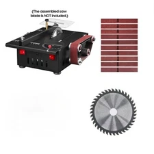 Home Mini Mini Desktop Small Table Saw Cutting Machine Small Belt Sander