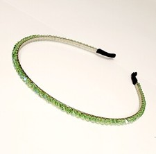Handmade Green Beaded Headband