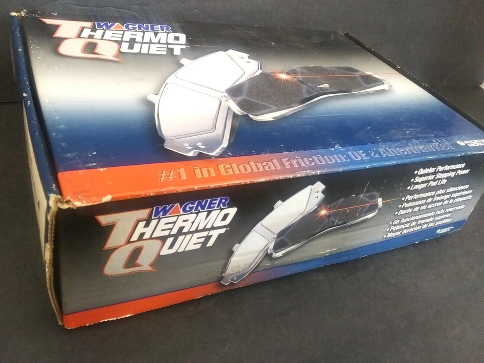 Juego de pastillas de freno delanteras Wagner TQ MX748 con herrajes para 99 02 Ford Crown Victoria Foto 4 de 4