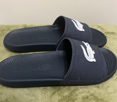 Lacoste Men's Croco Slide Sandal Size 13 NWOB