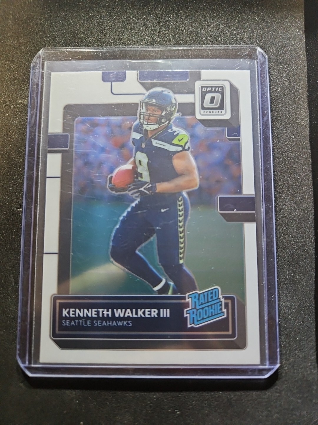 2022 Panini Donruss Optic Kenneth Walker III Rated Rookie Card #218 RC Seahawks