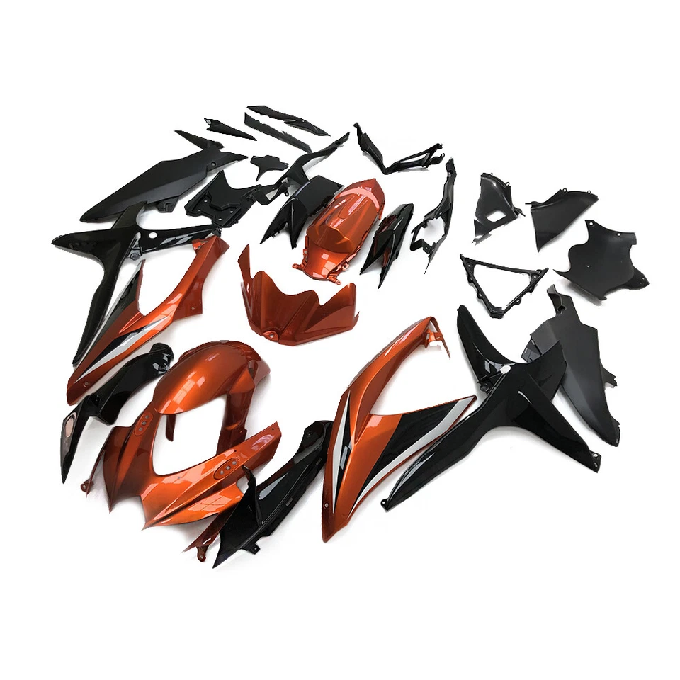 Orange Black Fairing Kit For Suzuki GSXR600 GSXR750 2008 2009 2010 K8 Bodywork - Image 2 of 4