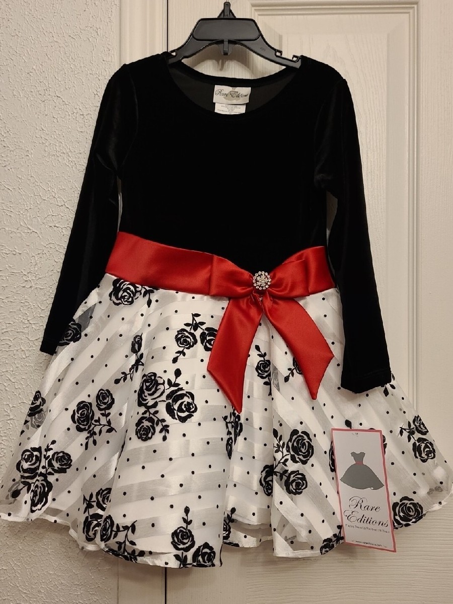 white christmas dresses One Sleeve Dress | Maggy Christmas Dress | MyBabyByMerry -Christmas Girl Dress main image 1