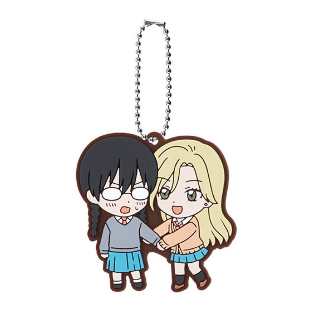 SKIP AND LOAFER mini Rubber Keychain CRM#1 Yuzuki & Makoto