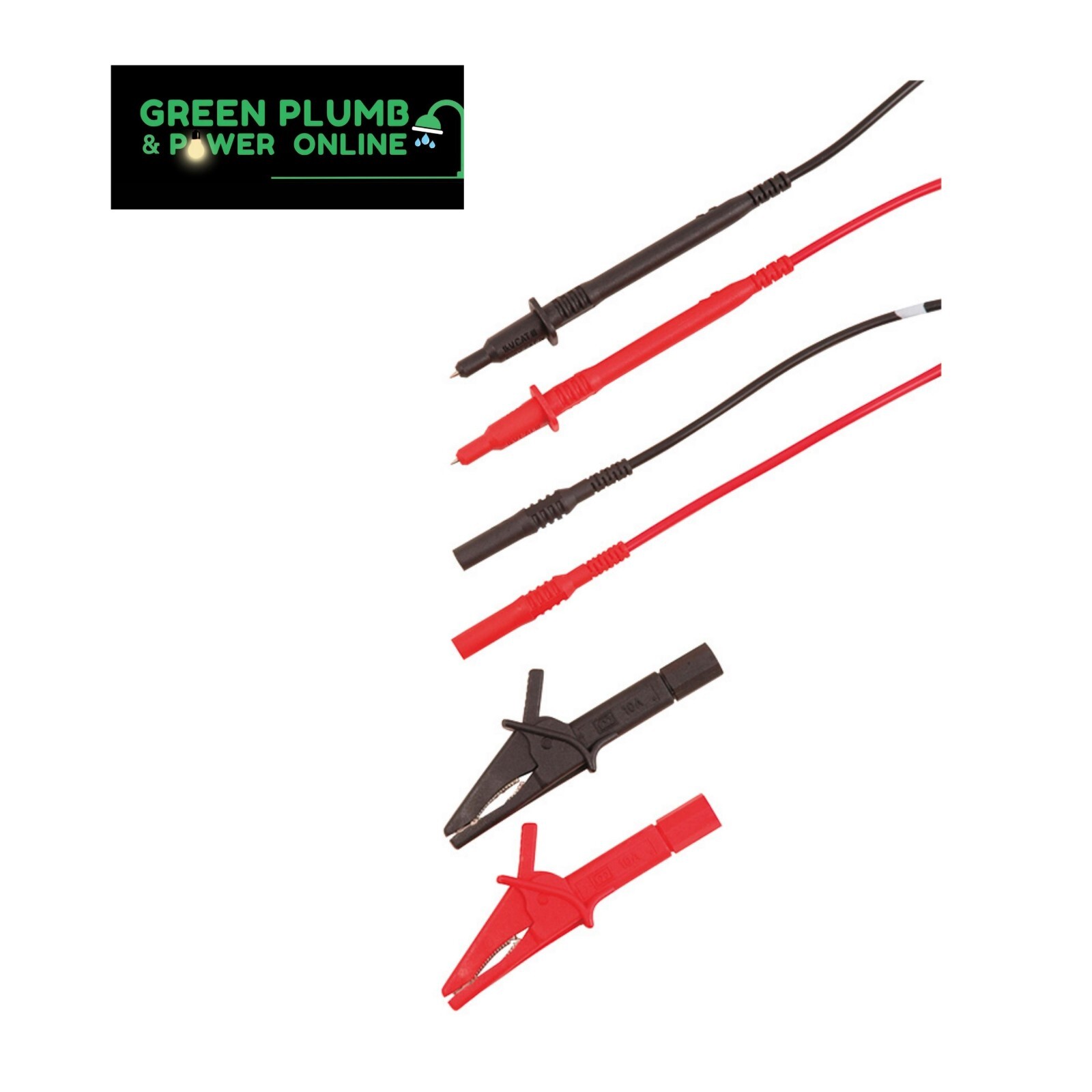 Martindale - TL47 - Unfused Test Leads - Prods & Croc Clips Double Insulated