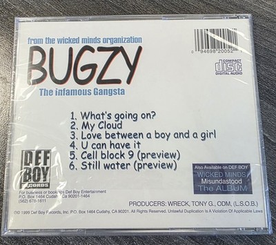 BUGZY THE INFAMOUS GANGSTA U CAN HAVE IT CHICANO RAP RARE DEF BOY