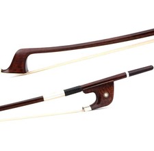 Master German Style Antique Snakewood Double Bass Bow 3/4 Parisan eye Frog Heavy