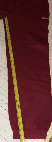 NWT Disneyland Resort Size M Adult Burgundy, Sweatpants Embroidered - Picture 13 of 18