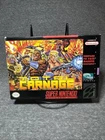Total Carnage Super Nintendo Entertainment System SNES CIB 24