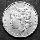 1900 Morgan Silver Dollar, 90% Silver,  Good Condition, Philadelphia Mint