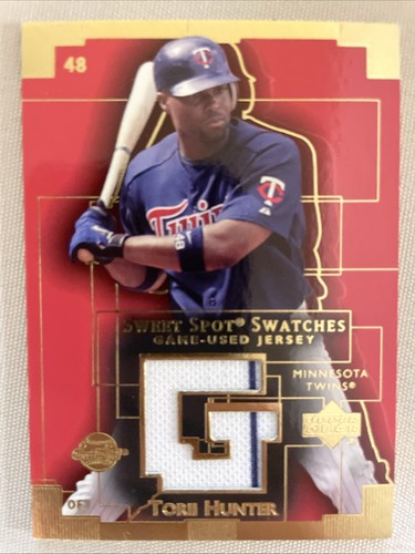 Upper Deck Sweet Spot Swatches Torii Hunter Game-Used Jersey #48 Twins