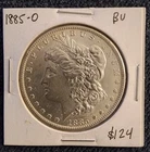 1885 O Morgan Dollar BU Uncirculated Mint State 90% Silver $1 US Coin