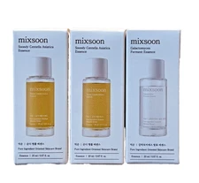 Lot of 3 Mixsoon Soondy & Galactomyces Essence each 20 mL Vegan New, Sealed Box