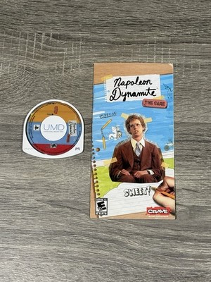 Napoleon Dynamite: The Game Sony Playstation Portable PSP Item + Manual
