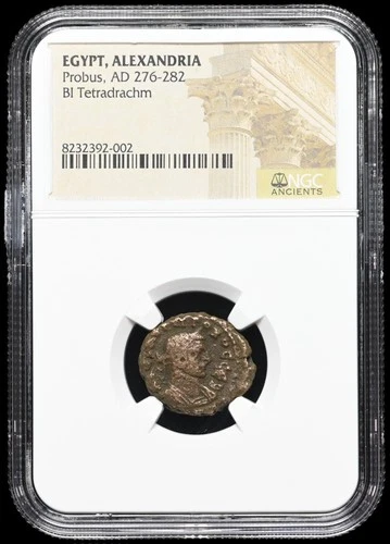 EGYPT, Alexandria. Probus. AD 276-282. Potin Tetradrachm, NGC Certified