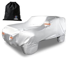 iCOVER Car Cover for Jeep Wrangler 4 Door, Waterproof Jeep Cover with