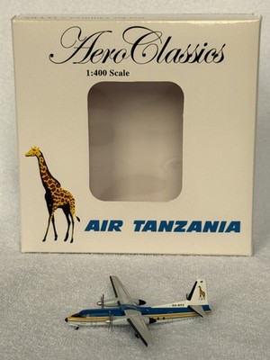 1:400 AeroClassics Fokker F-27 Air Tanzania (5H-MPU)