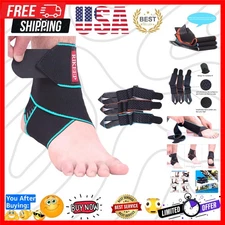Breathable Ankle Support Sleeve - Adjustable Crisscross Strapping for All Sizes