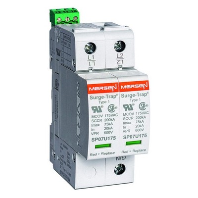 MERSEN STP240S07M Surge Protection Device,120/240VAC,1Ph 491G64