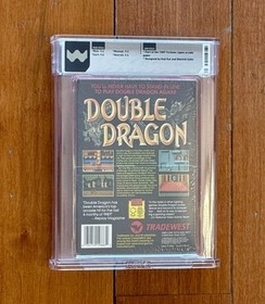 Double Dragon Nintendo NES 9.4 CIB Box With Shrink Wrap 9.4 CIB WATA Top Of Pop