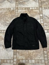 Oakley Jacket Men Large Black Regular Fit Ful...