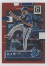 2022 Panini Donruss Optic Rated Rookie Red Prizm 43/60 Joe Barlow #96 0lt3