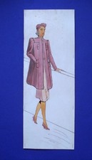   Zeichnung Original Skizze Mode Modezeichnung Damen Elegant 30er 40er Jahre 