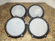 Set of 4 Alesis E-Drum Total 6" Mesh Electronic Drum Pads w/ Housing Clamps