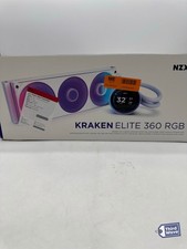 NZXT Kraken Elite 360 RGB AIO Liquid CPU Cooler 360mm LCD Display White
