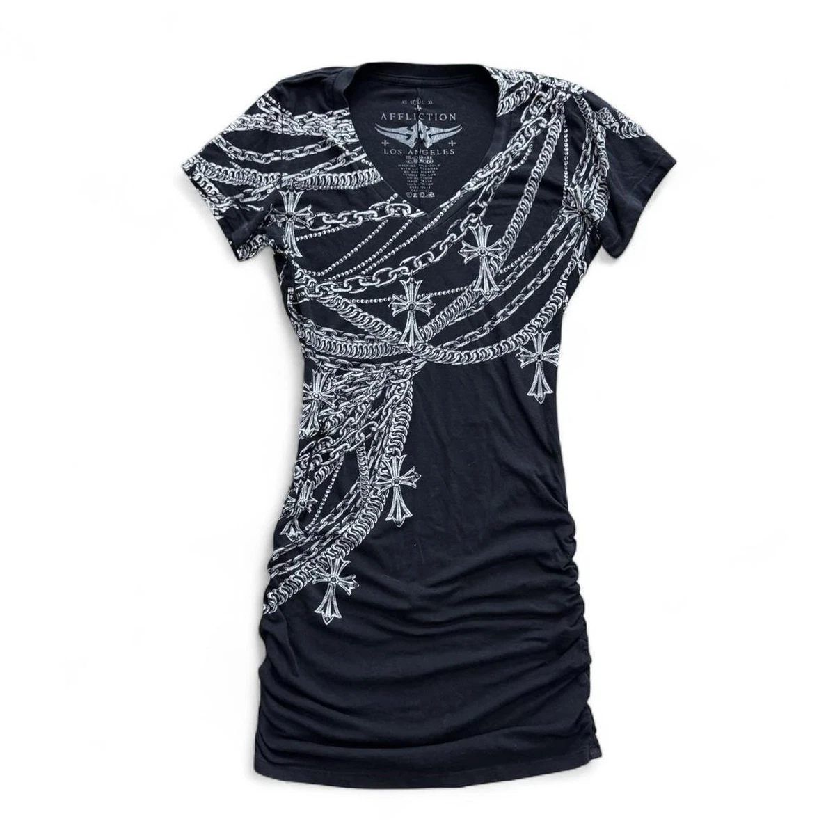 affliction black premium dress Scale LS Dress MINERAL Black / 2X main image 0