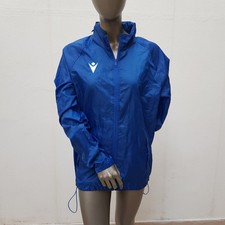 Fußball Regenjacke von Macron, M, blau