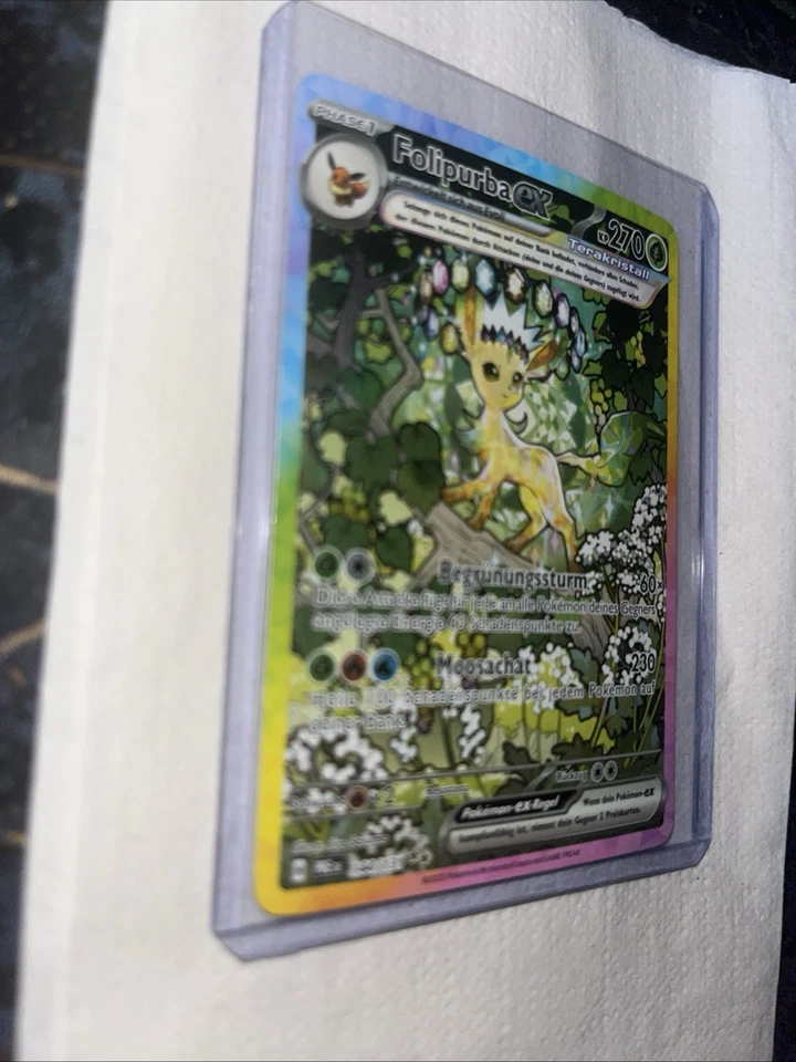 Pokemon Prismatische Entwicklungen Folipurba ex SIR 144/131 Near Mint deutsch - Bild 3 von 3