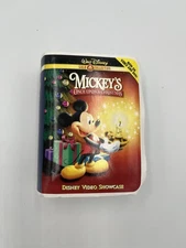 2000 Mickey's Once Upon a Christmas McDonalds Happy Meal Toy Mickey W/ Box