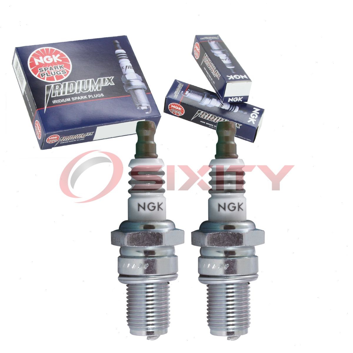 2 pc NGK 3520 BR8ECMIX Iridium IX Spark Plugs for IWM24 92070-0015 5391 xa