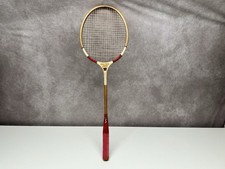 VINTAGE Spaulding Champion Badminton Racket Wooden Made In Japan