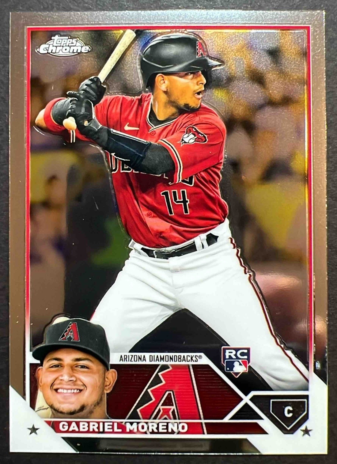 2023 Topps Chrome Gabriel Moreno #189 (RC) Diamondbacks