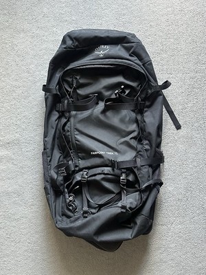 Osprey Farpoint Trek 75 Reiserucksack schwarz Air Cover Osprey Hydraulik 3 L