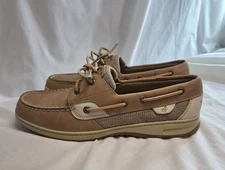 Sperry Top-Sider Rosefish Saddle Brown Leather Boat Shoes Women's Sz 11