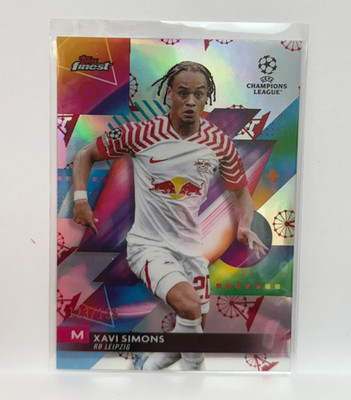2023-24 Topps Finest UEFA Xavi Simons Ferris Wheel Refractor /135 Leipzig #142
