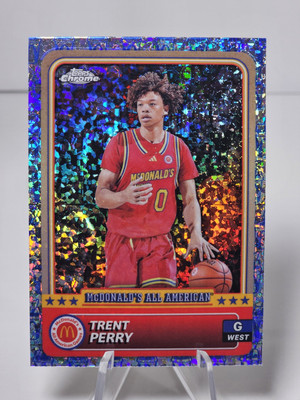 2024 Topps McDonald's All-American Trent Perry #40 McFlurry Refractor UCLA