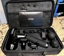 Urikar Pro 2 Massage Gun Black 8 Attachments Multi Speed w/ Case Never Used